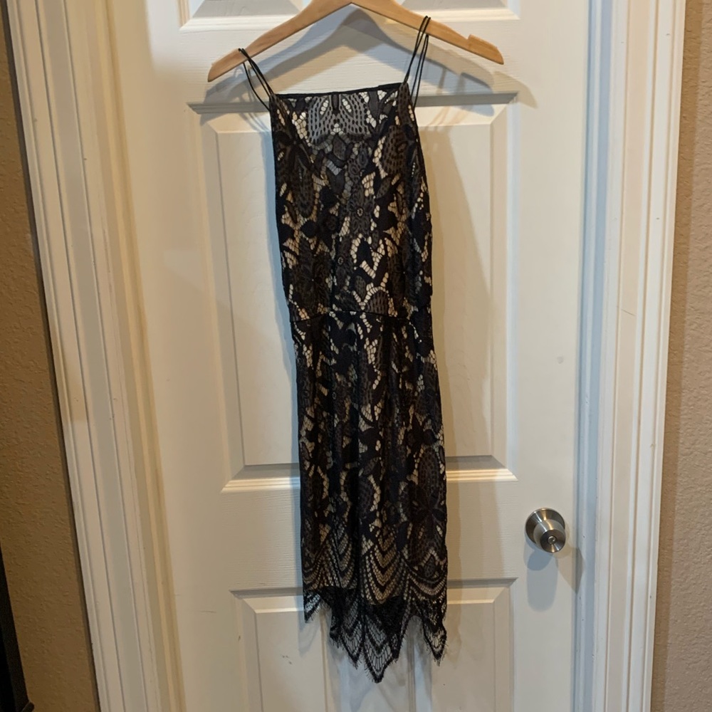 Giani Bernini black cutwork Dress